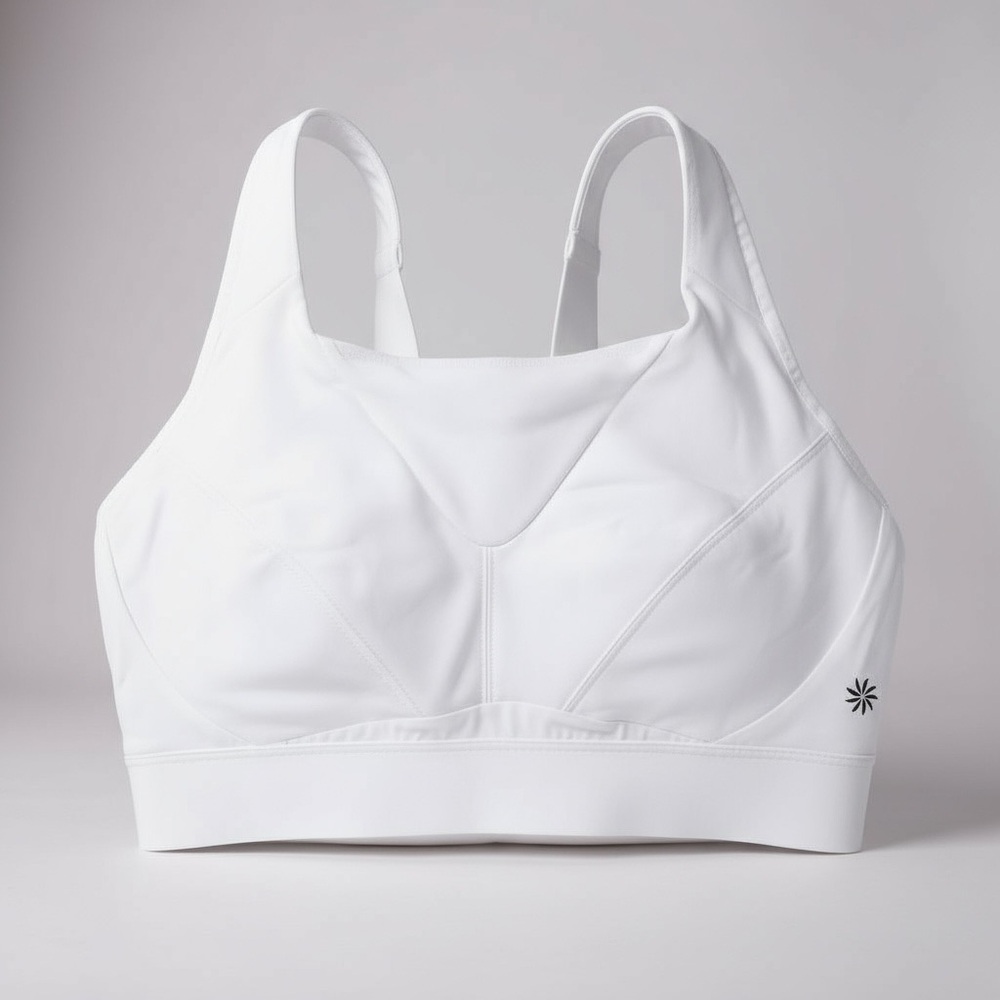 Athleta White High-Support Sports Bra